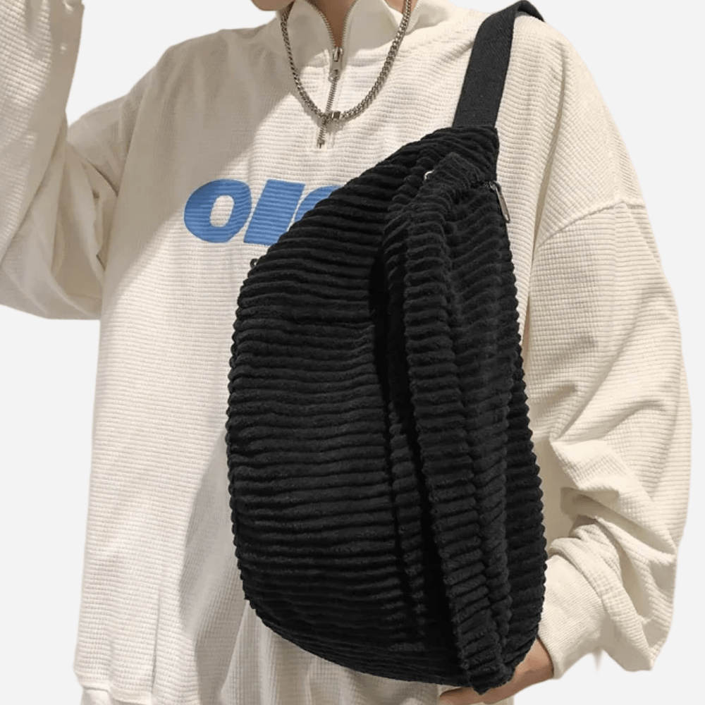 Banane Velours | Sac & Banane Noir