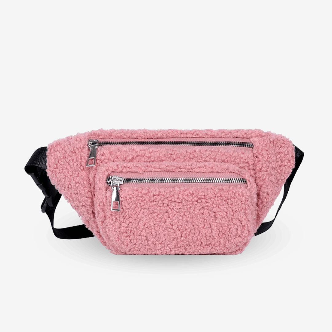 Sac Banane Bouclette | Sac & Banane Rose