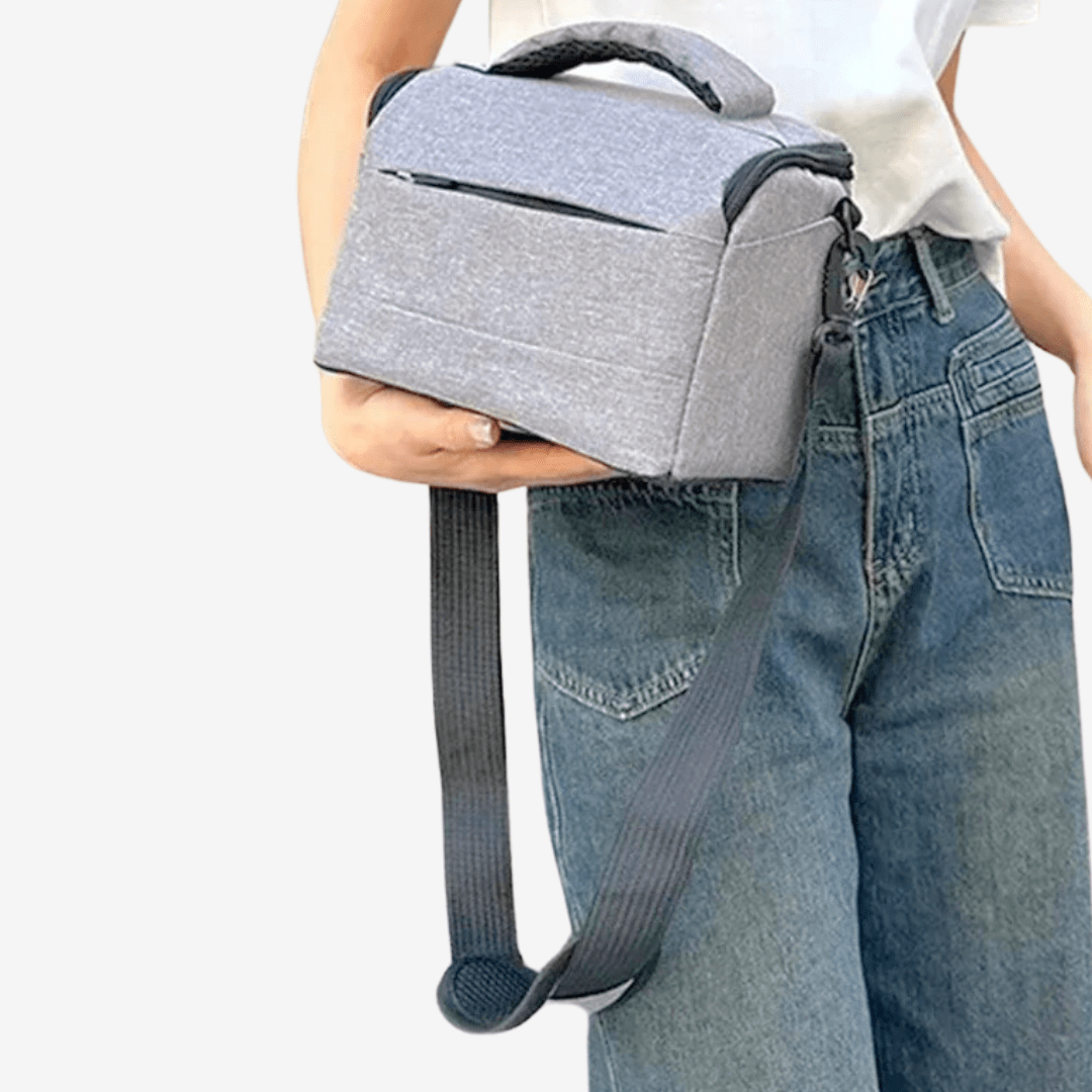 Sac Bandoulière Appareil Photo | Sac & Banane Gris