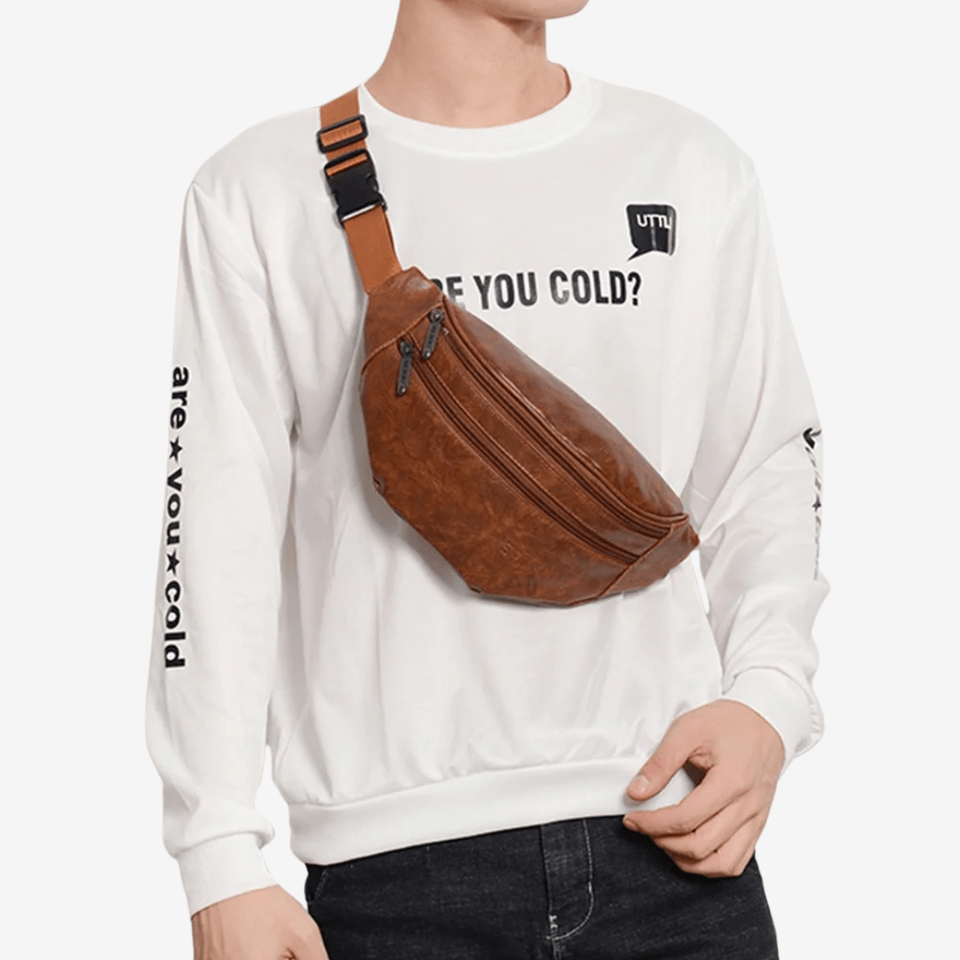 Sacoche Banane Cuir pour Homme | Sac & Banane